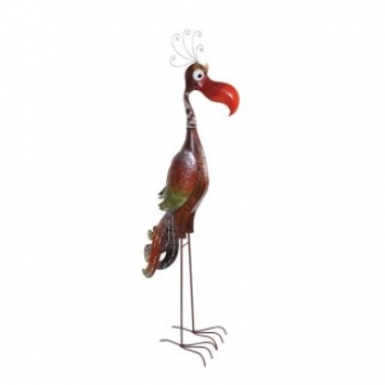 Vogel  MRS. Müller  rot  ca. 157 cm hoch