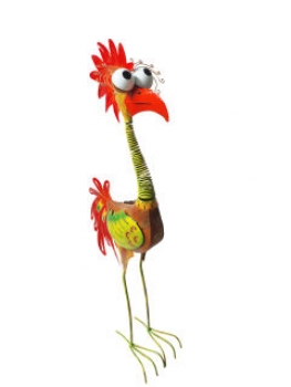 Vogel  Fritz   rot - gelb  ca.  103 cm hoch