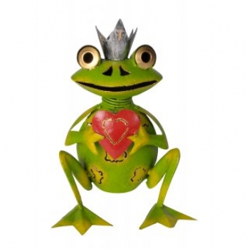 Frosch sitzen mit Herz  ca. 26 cm hoch