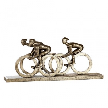 Radfahrer bronzefarben  ca.  45  cm lang