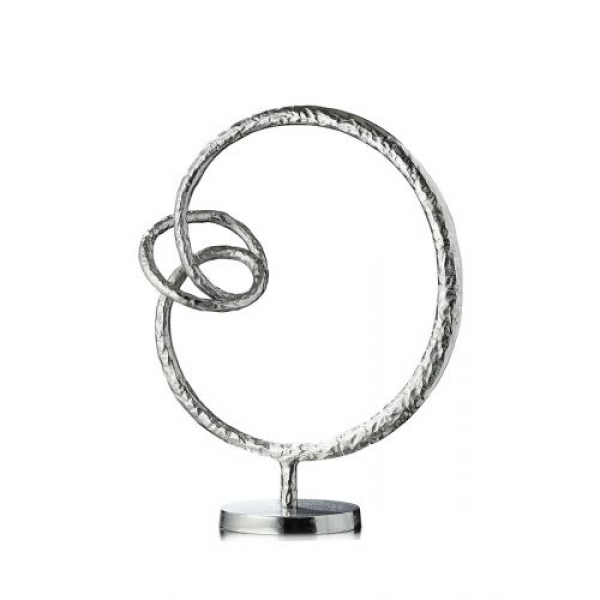 Die Unendlichkeit Silber aus Aluminium  ca. 53 cm hoch