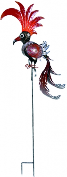 Gartenstecker Phönix silber grün  ca.168 cm hoch